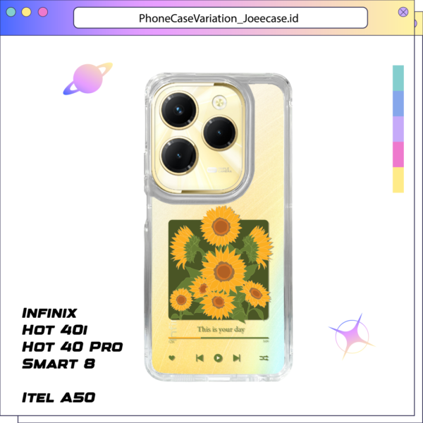 Flowerish – Casing Hp Untuk Itel - Image 12