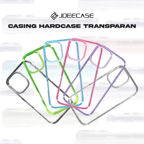 Joeecase - Casing Hardcase Transparan Untuk Iphone